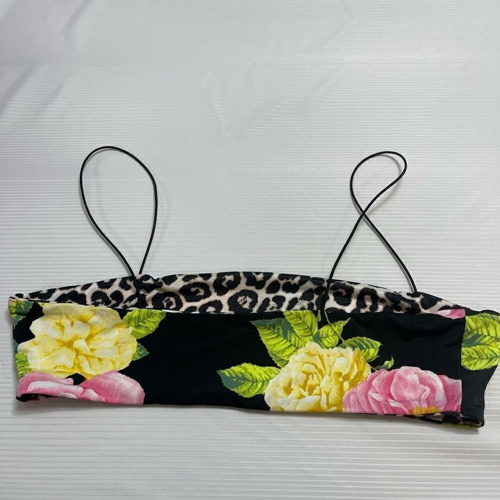 AFRM Floral Bikini Top Size Medium New